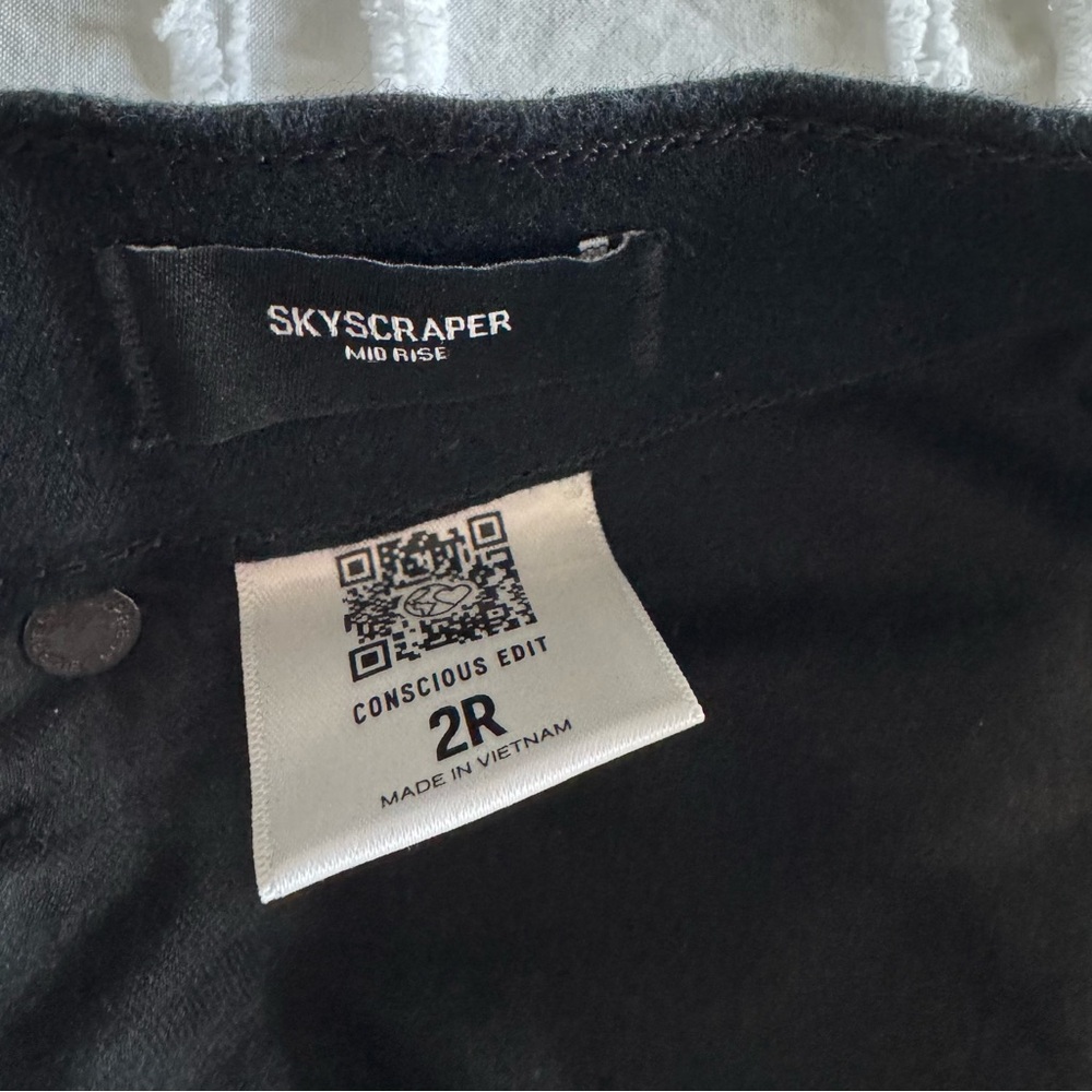 Express Skyscraper Black Boot Cut Jeans - Picture 4 of 4